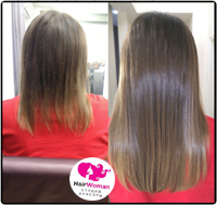 Фото до и после наращивания волос капсулами
